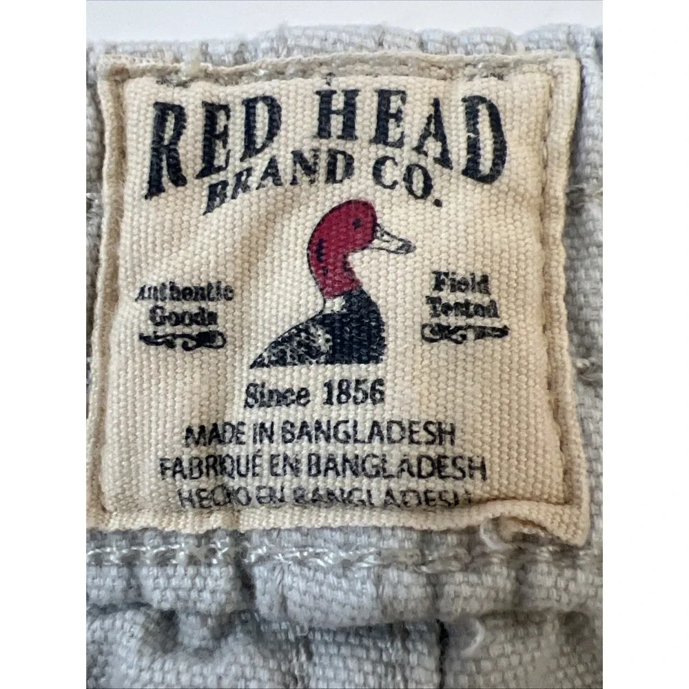Red Head Shorts Mens Sz 52‎ Khaki Beige Cargo Hiking Shorts Canvas Casualwear